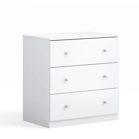Little Acorns Burlington 3 Drawer Chest and Wardrobe Nursery Set 3