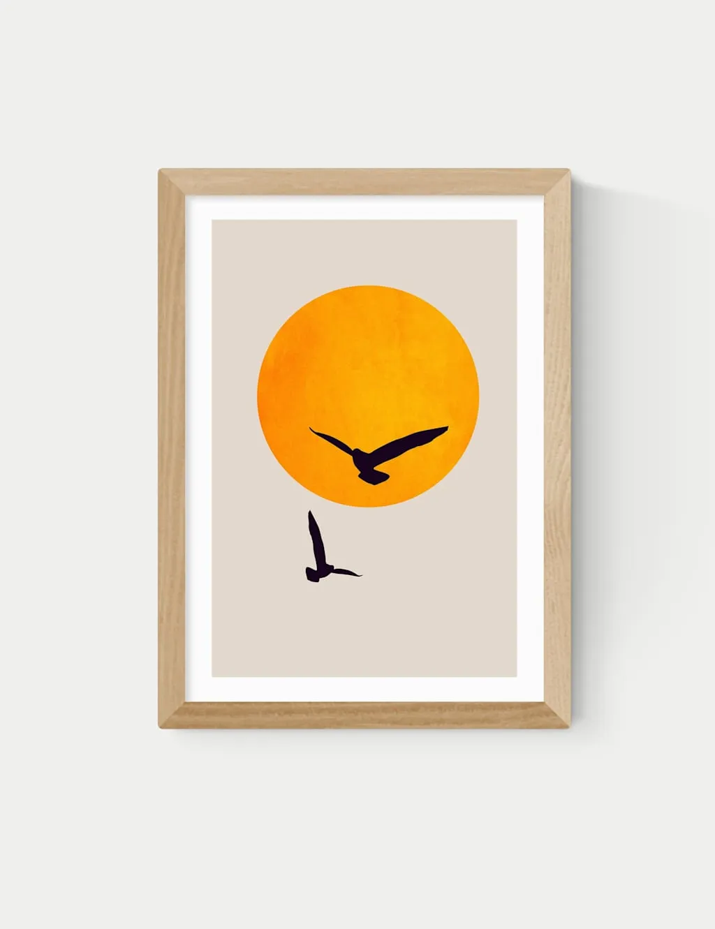 East End Prints Birds In The Sky Framed Art Natural