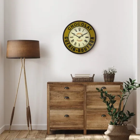 French Chocolat Wall Clock