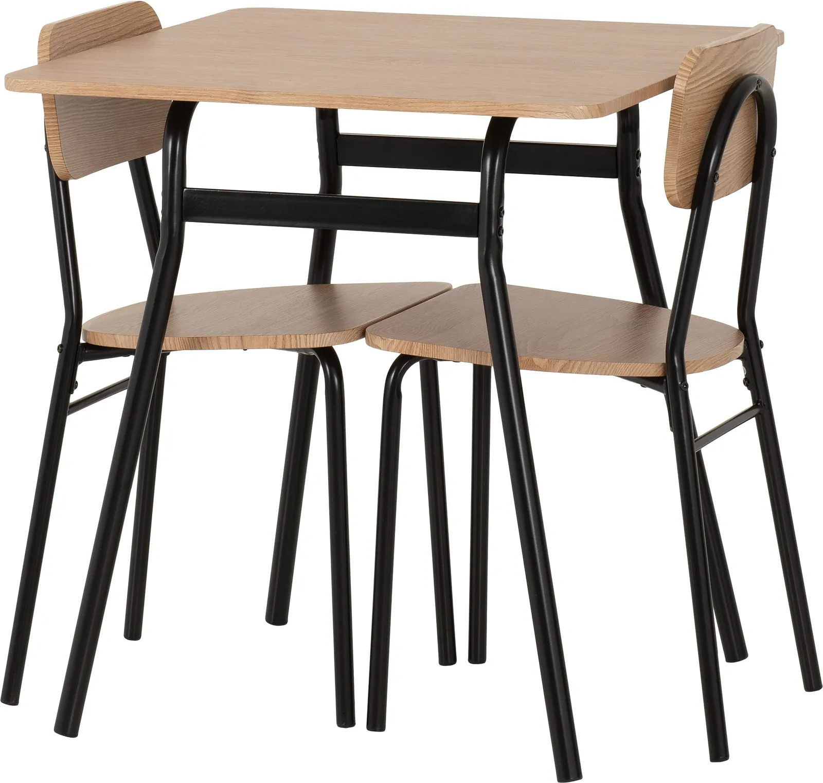 Seconique Warren 1+2 Dining Set in Light Oak 3