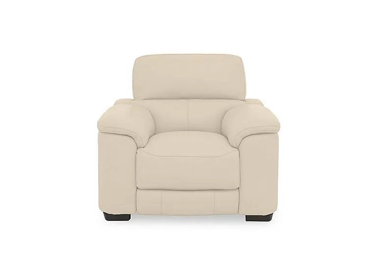 Nova Leather Chair - BV Bisque