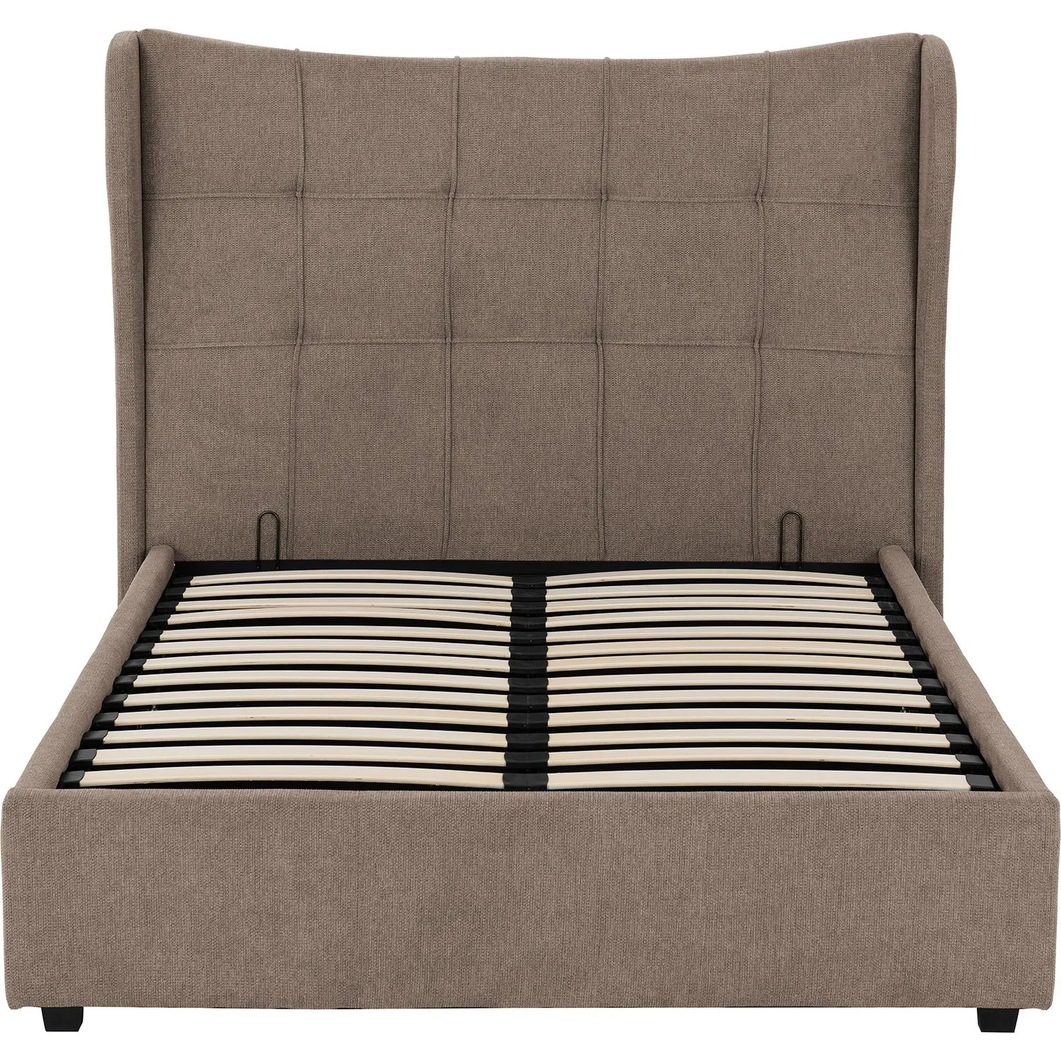 Seconique Verona 4'6" (Double) Ottoman Bed in Brown 6