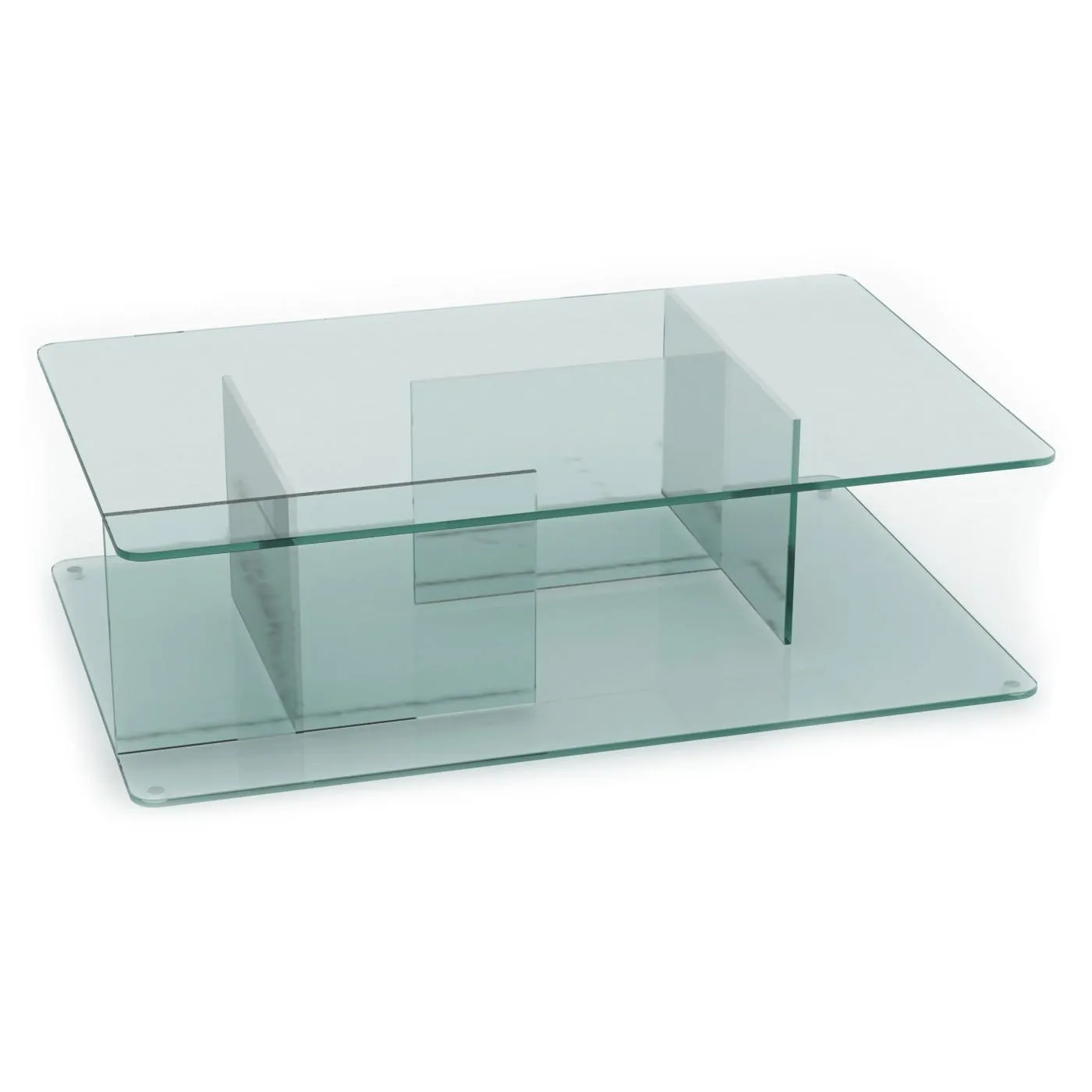 Case Lucent Coffee Table Clear Glass 2