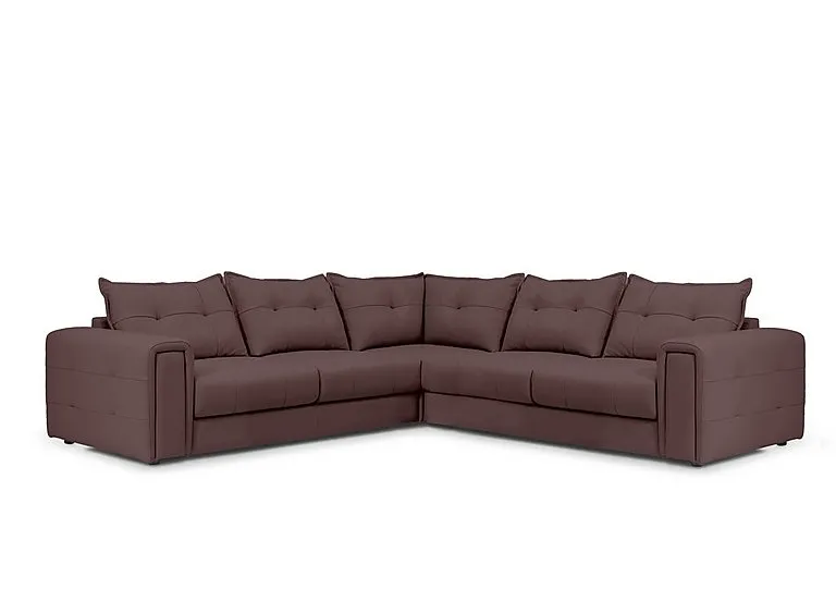 Goliath Large Leather Corner Sofa