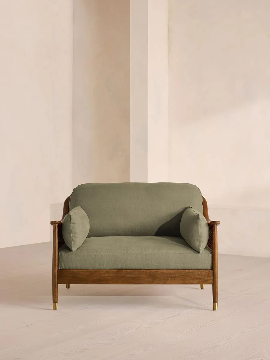 Atlanta Loveseat, Linen, Sage