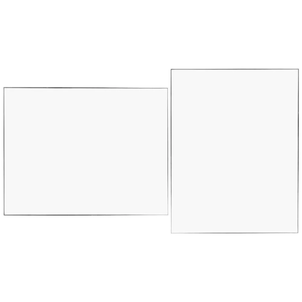 Heal's Fine Edge Mirror Rectangle 90x70cm Silver 1