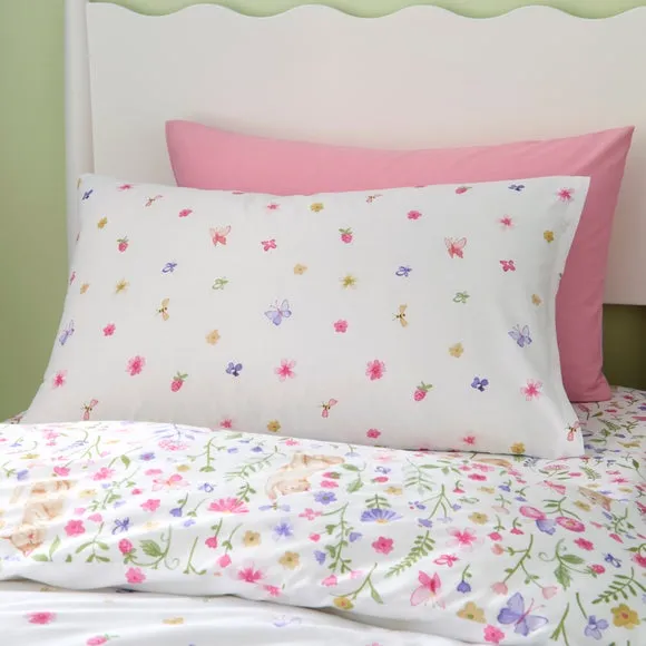 Floral Kitty Cats Quilt Cover & Pillowcase Set 4