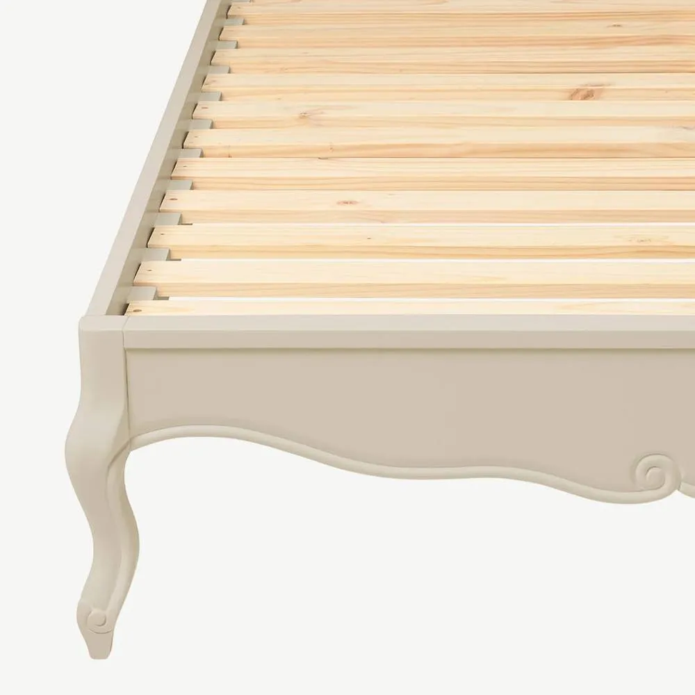 Statement Furniture Juliette French Style 6ft Super King Bed with Upholstered Headboard in Ivory 5