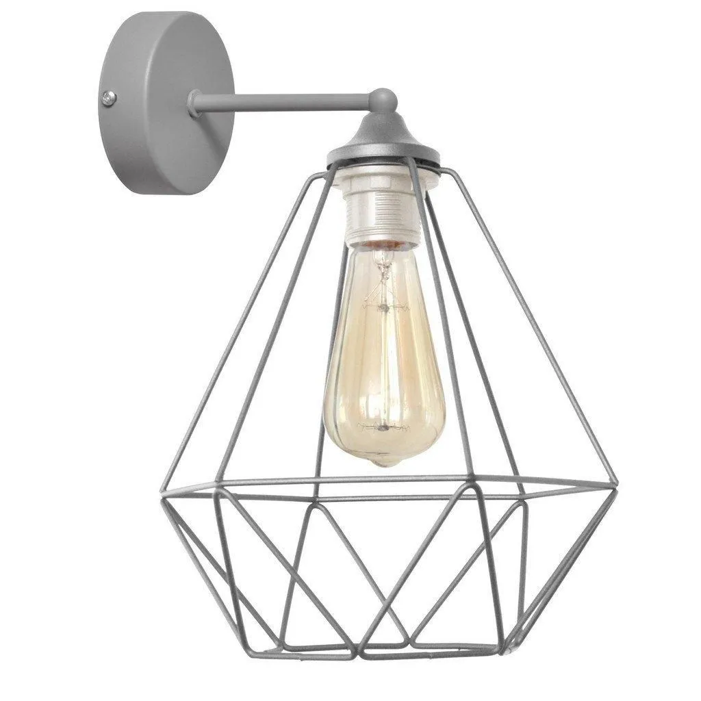 Netlighting Karo Wall Lamp Grey 25cm
