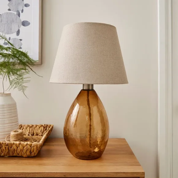 Fentress Large Recycled Glass Table Lamp 2