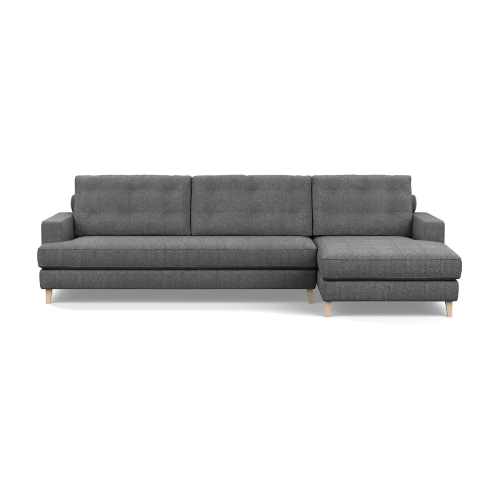 Heal's Mistral Right Hand Facing Corner Sofa Tejo Recycled Noir Natural