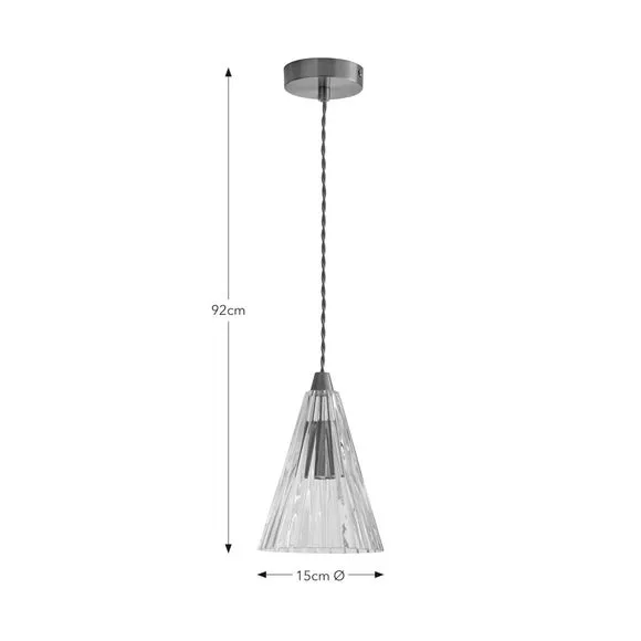 Angie Art Deco Pendant Light 6