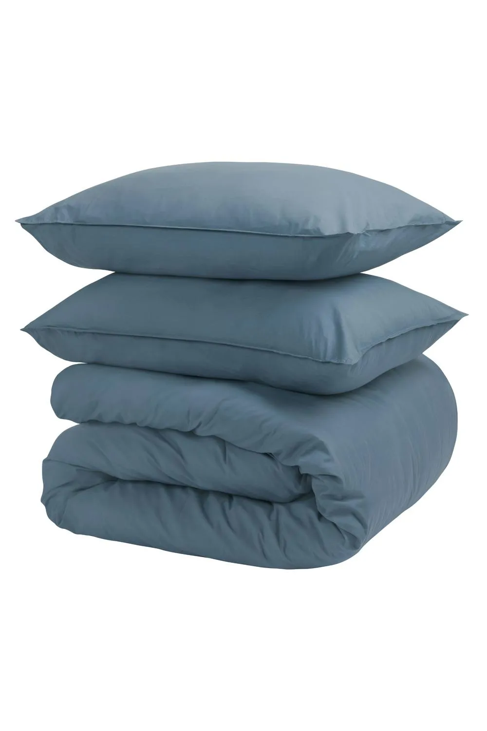 Soak&Sleep Storm Blue Stonewashed Cotton Bed Set 4