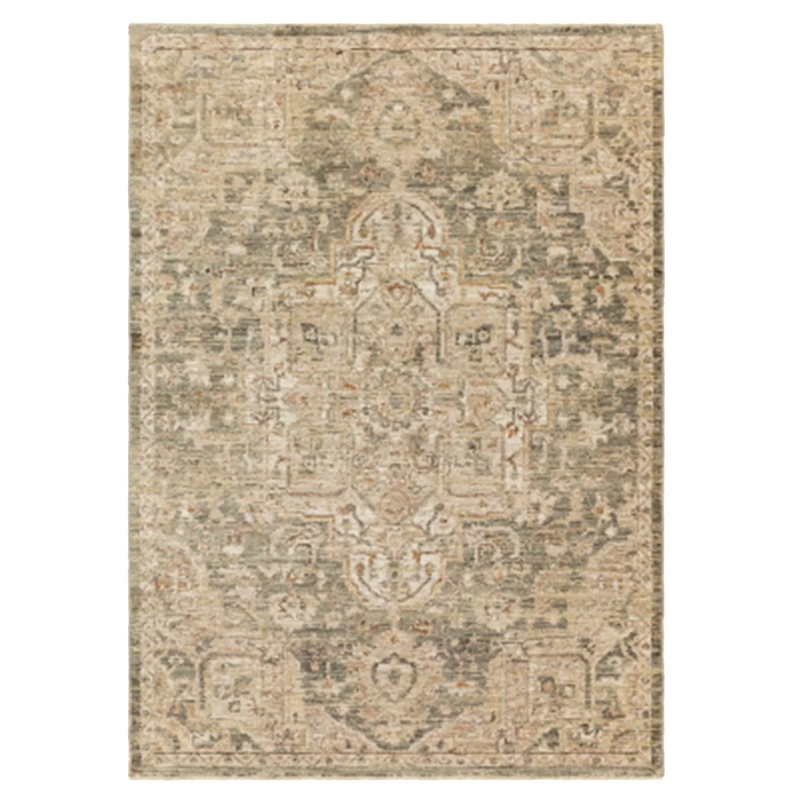 Elaris Abstract Green 160X240Cm Rug, Square Polyester | Barker & Stonehouse