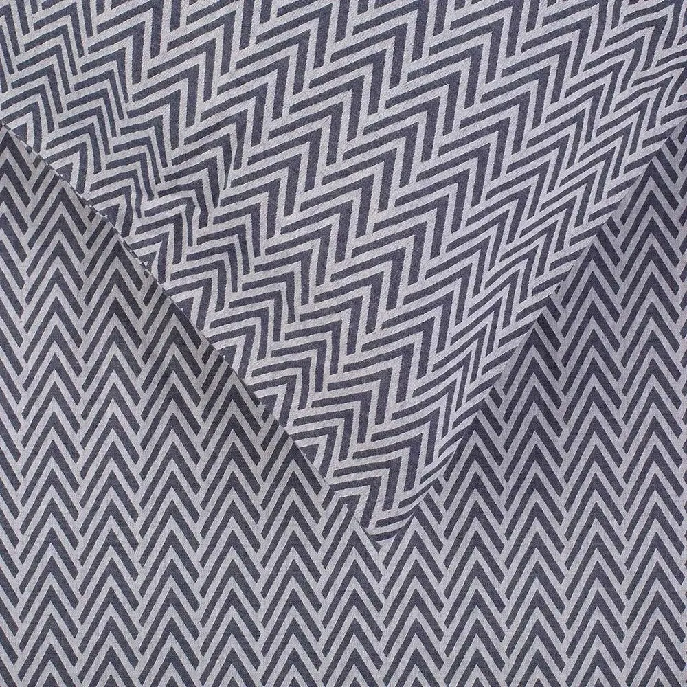 Heal's Herringbone Navy Duvet Cover Single 2