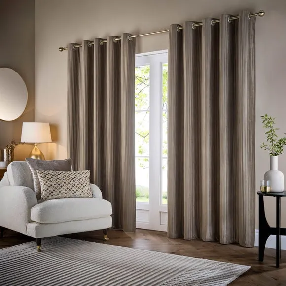 Paoletti Corinthian Eyelet Curtains 2
