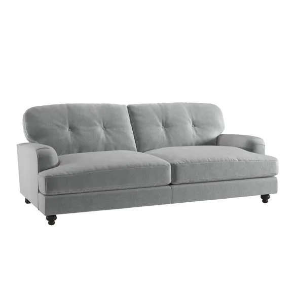 Martha Vintage Velvet 3 Seater Sofa 3