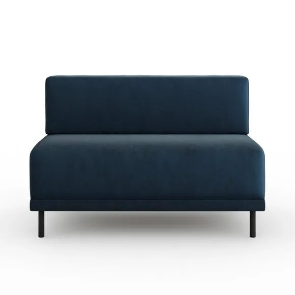 Mae Long Dining Bench, Matte Plush Velvet 5