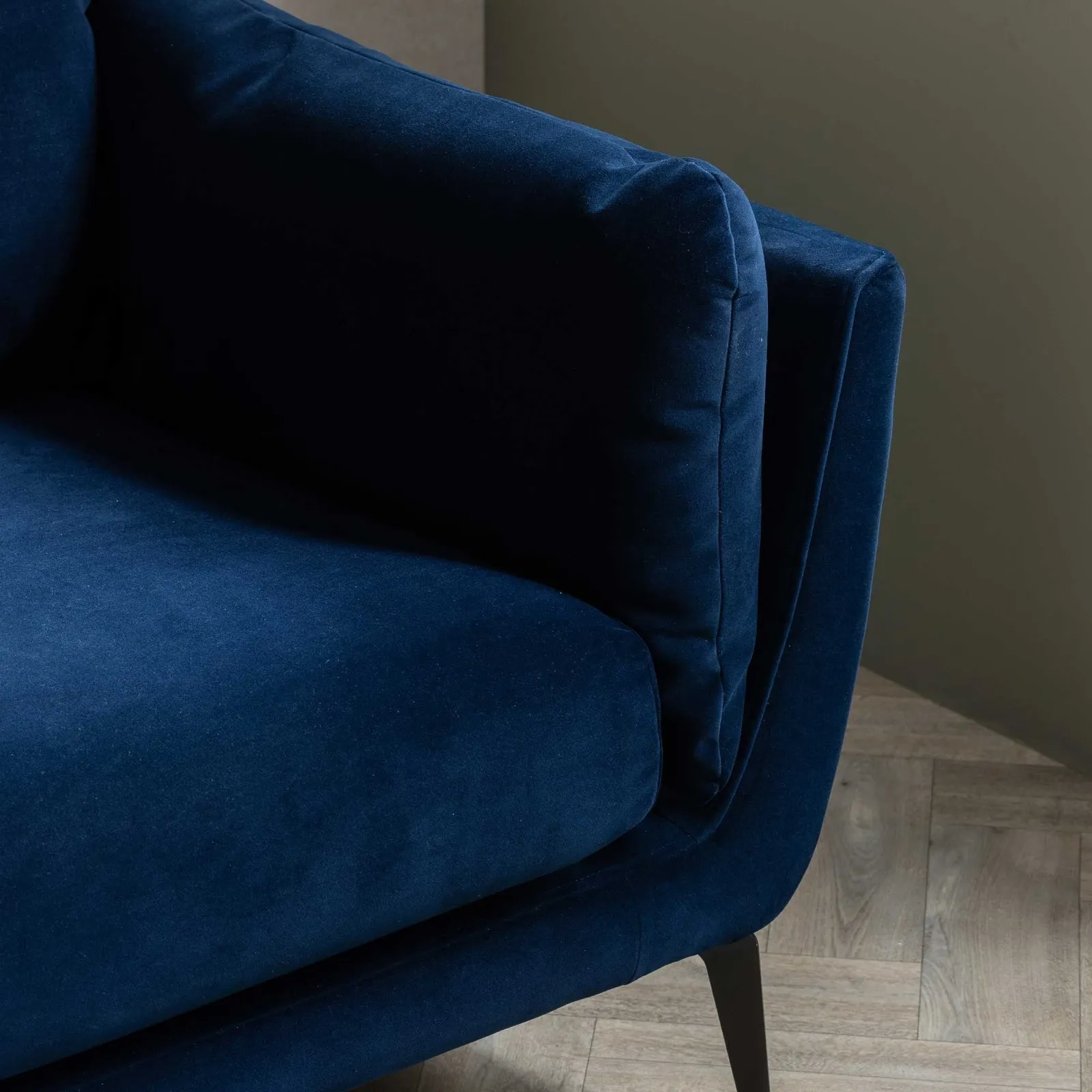 Boone 2 Seater Sofa, Navy Fabric | Barker & Stonehouse 4