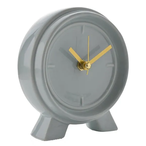 Interval Ceramic Round Mantel Clock 3