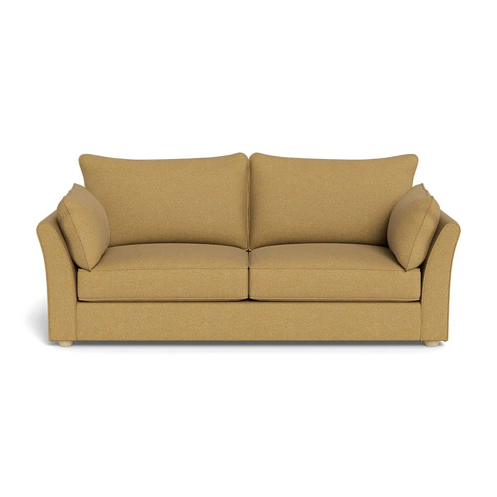 Heal's Tailor 4 Seater Sofa Boucle Tweed Citrine Natural Beech Feet 1