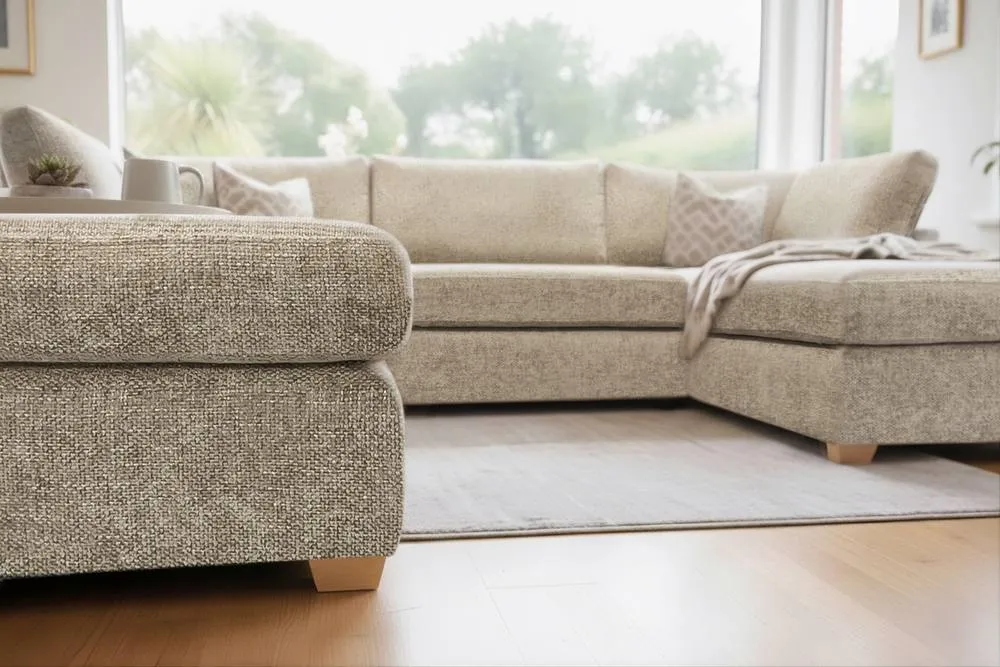 The Great Sofa Company Hyde U Shape Corner Sofa in Stone 4
