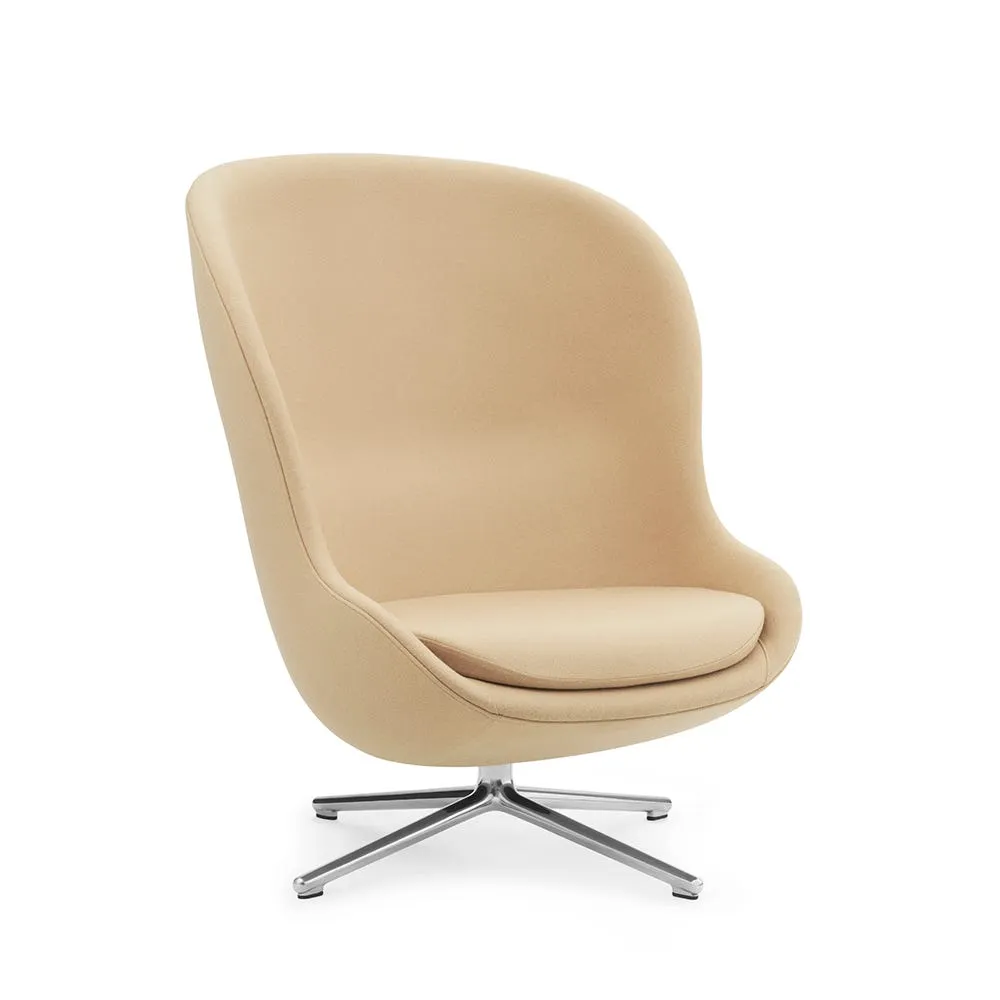Normann Copenhagen Hyg Lounge Chair High Swivel Alu Synergy 18 2