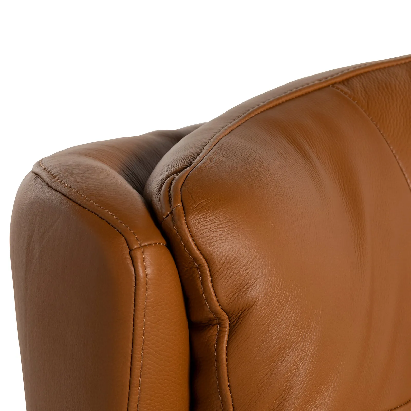 Mills Swivel Armchair, Brown Leather | Barker & Stonehouse 4