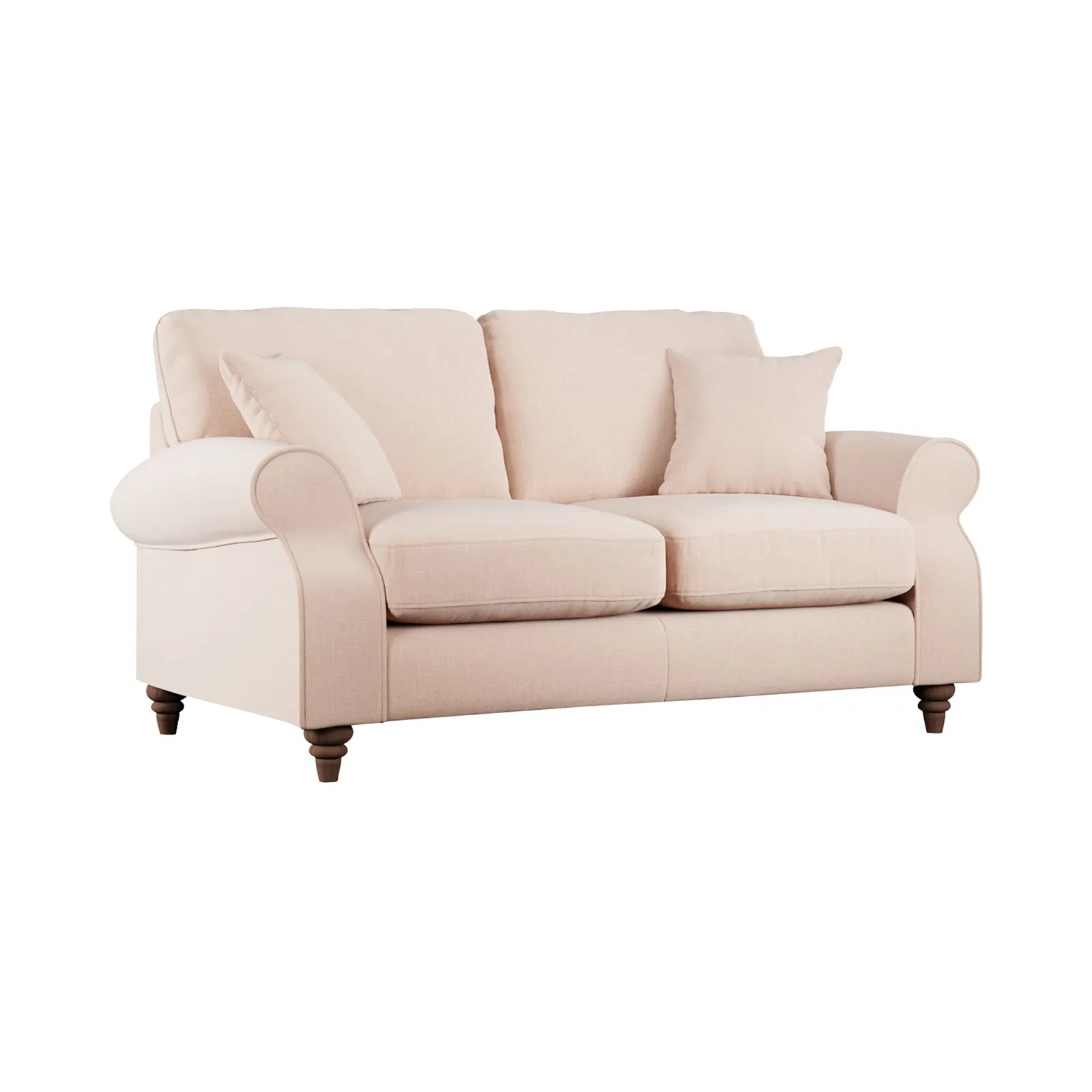 Hattie 2 Seater Sofa, Pink Fabric | Barker & Stonehouse 3