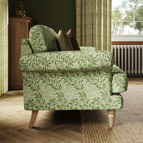 Jolene William Morris Willow Bough Print Velvet 2 Seater Sofa 3