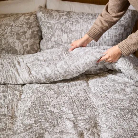 Voyage Cademuir 100% Cotton Duvet Cover & Pillowcase Set 4