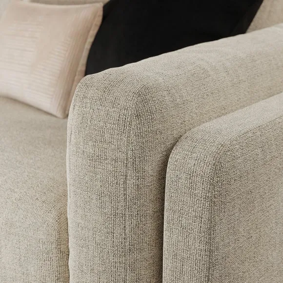 Newton Chunky Tonal Weave 4 Seater Sofa 4