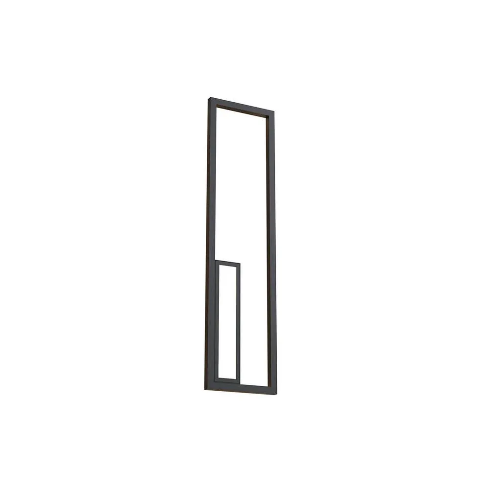 Netlighting Boutique Rectangle Wall Lamp Dimmable 40W LED 3000K 2250lm Black