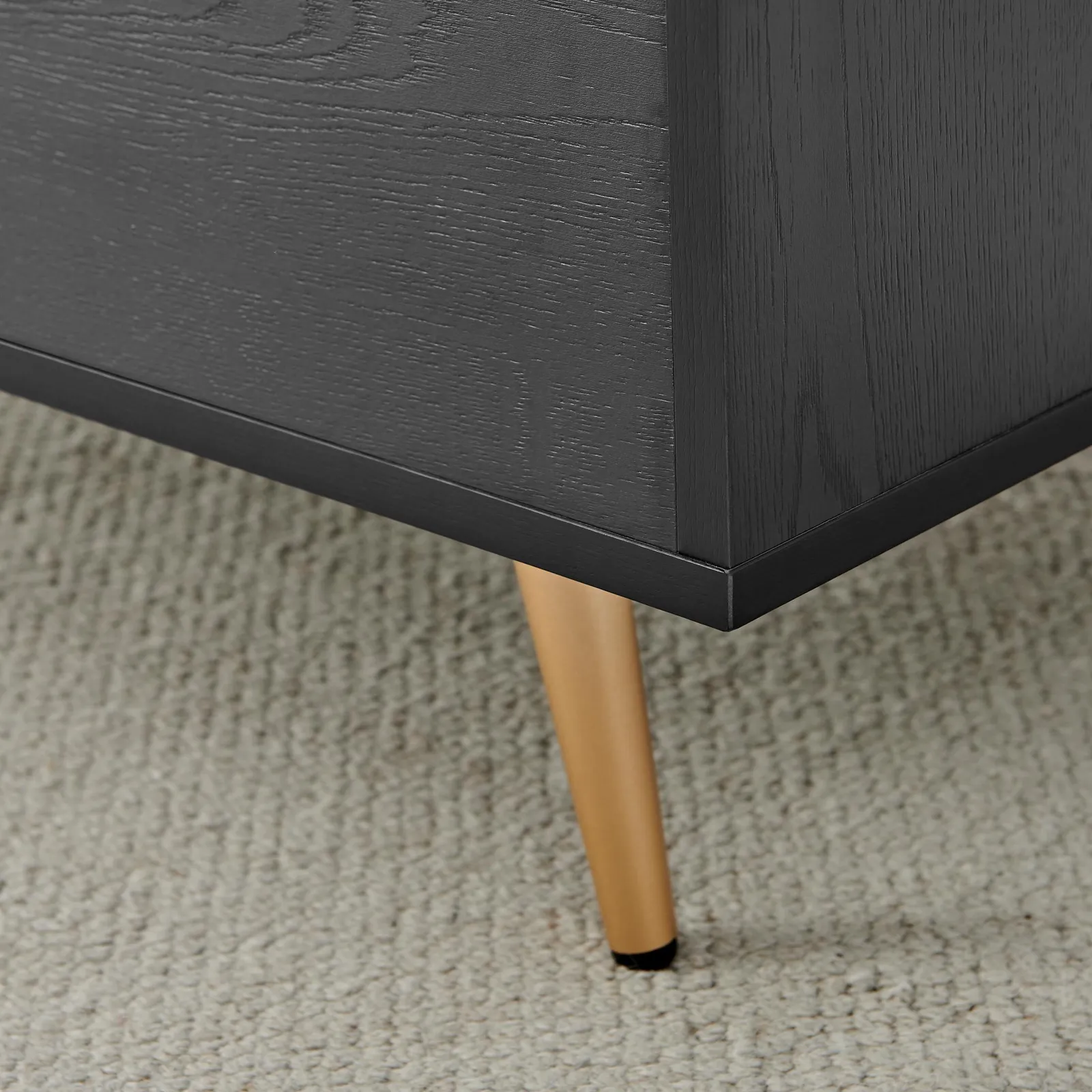 FurnitureboxUK Ivala Black & Copper Effect Storage Coffee Table 6
