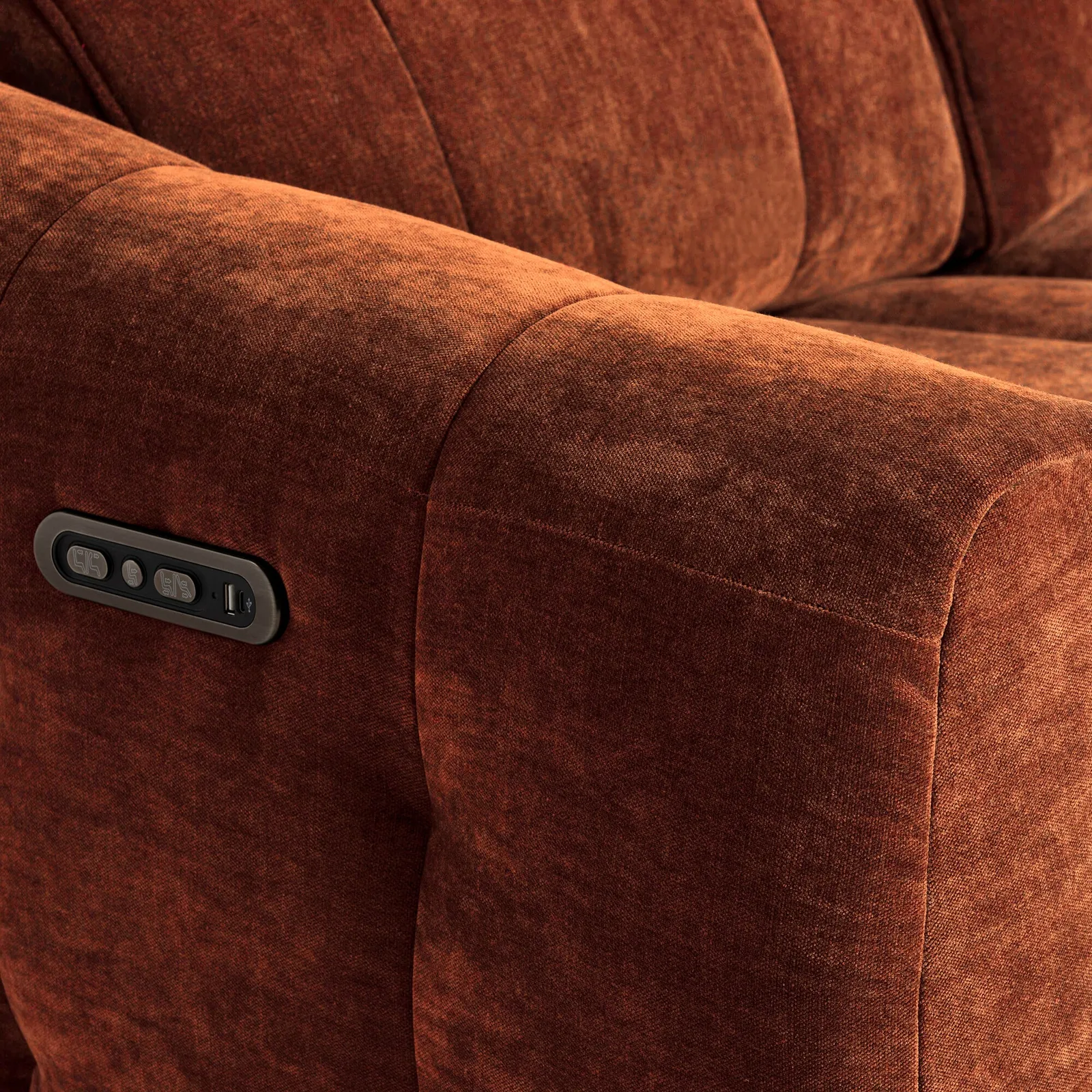 Montgomery 2 Power Seater & Headrest, Red Fabric | Barker & Stonehouse 3