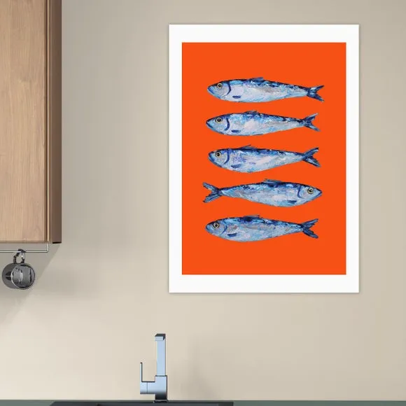 East End Prints Sardines Print 1