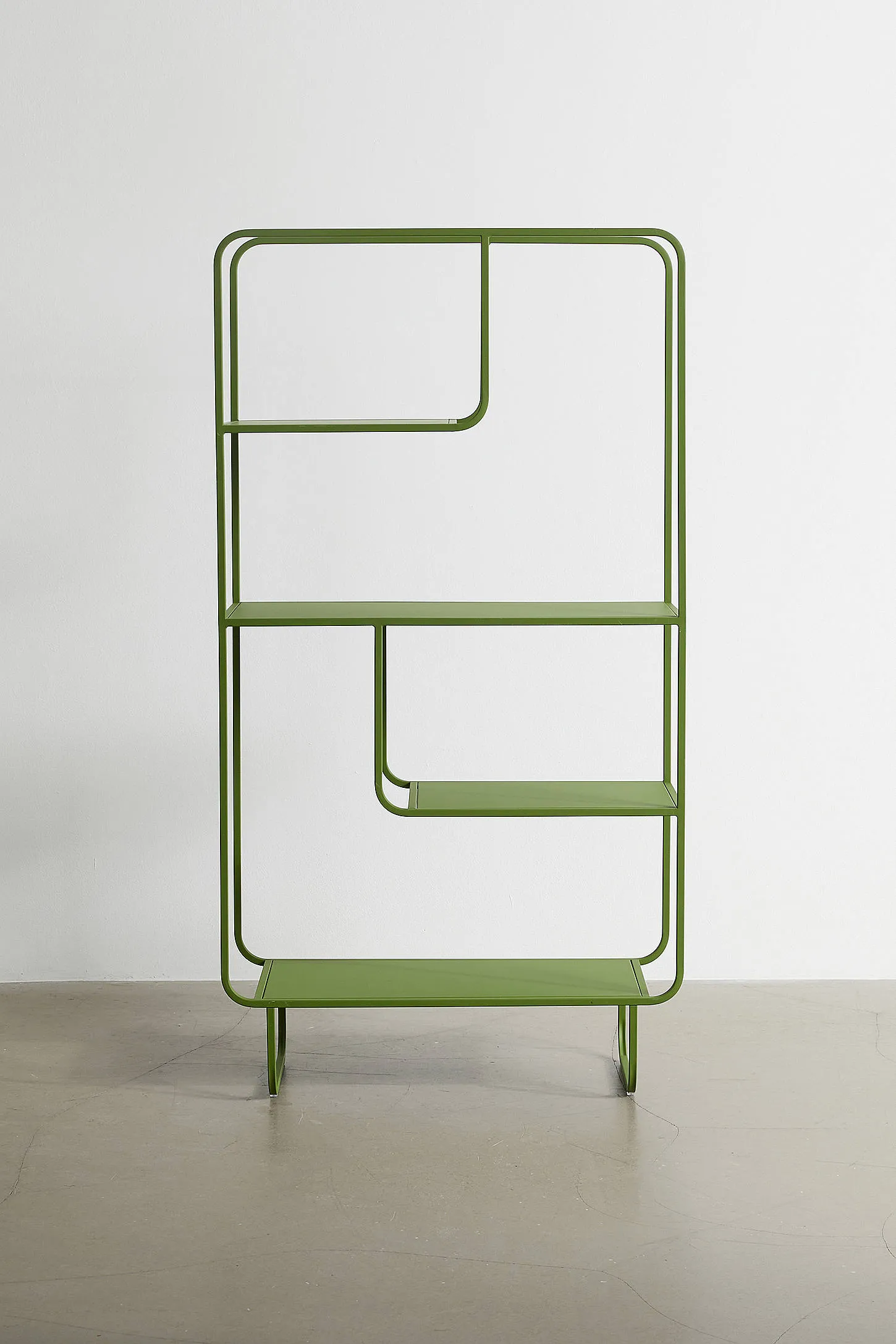 Alana Green Bookcase - Green 2