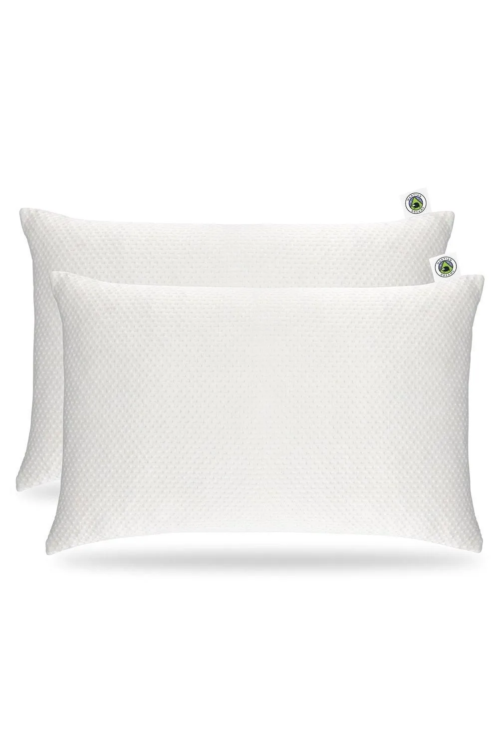 Martian Made Martian Dreams Waterproof Pillow Protectors 2 Pack - Standard Size (50x75cm) in White