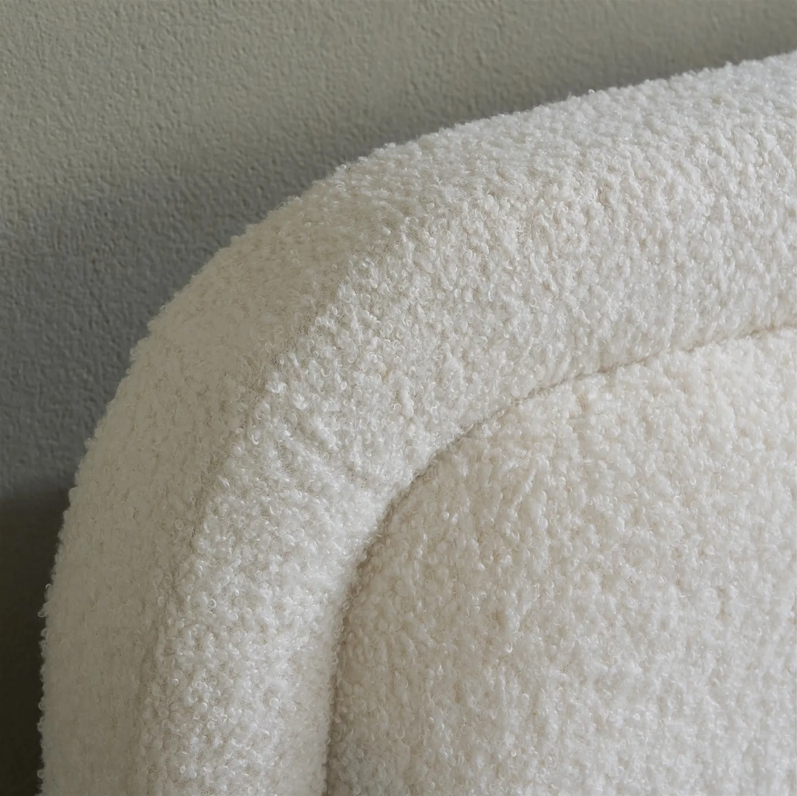 Birlea Emmi Scandi Bed White Boucle & Wood 3