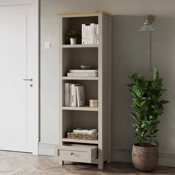 Olney Narrow Bookcase, Stone 2