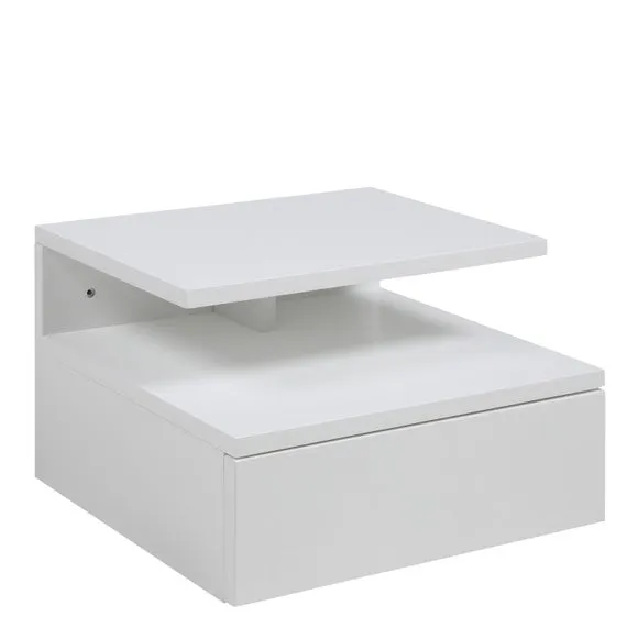 Furniture To Go Ashlan 1 Drawer Wall Mounted Bedside Table 2