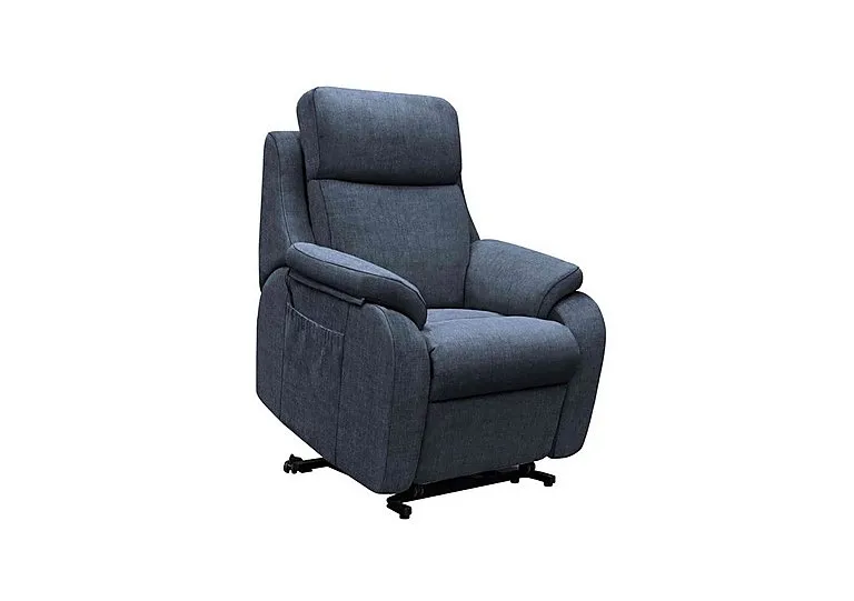 Kingsbury Small Fabric Lift and Rise Chair - Manhattan Ink
