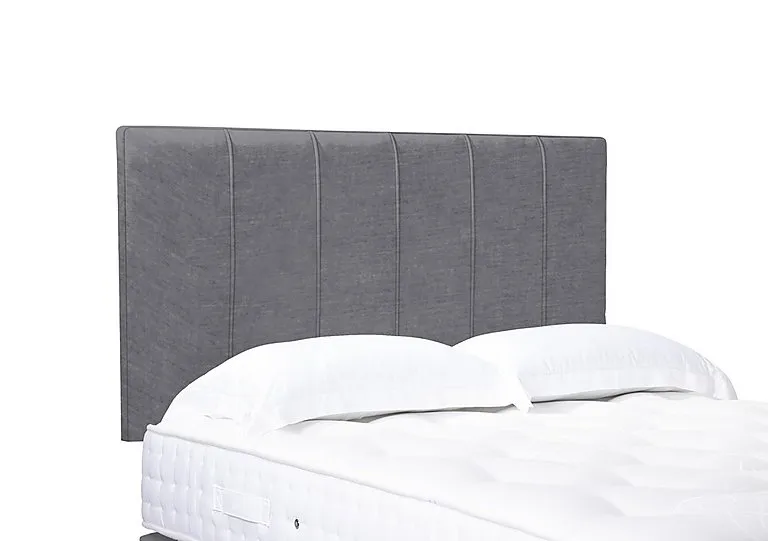 Artisan Collection Rhodes High Strutted Headboard - Single - Aston Steel