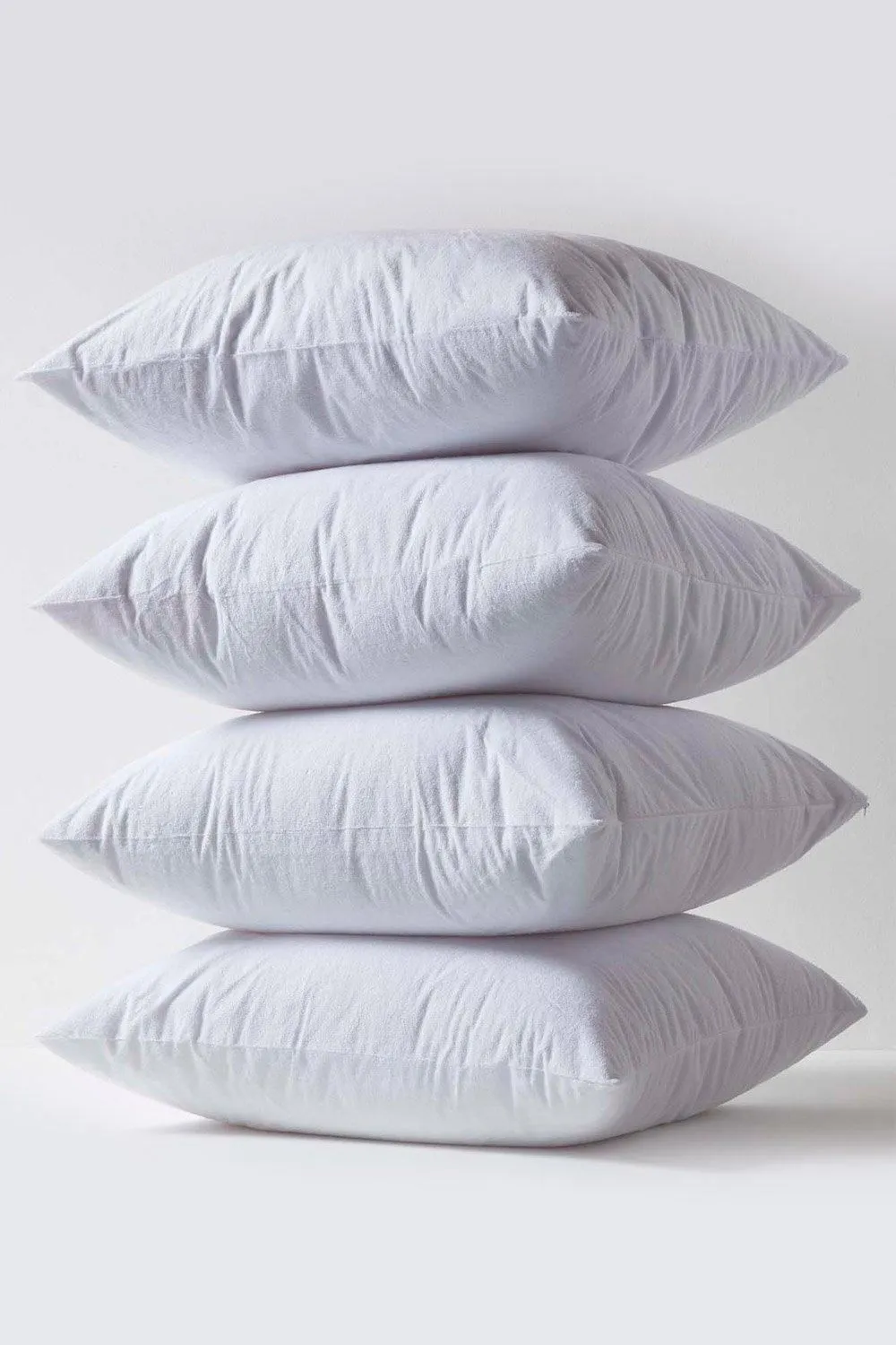 Homescapes Terry Towelling Waterproof Pillow Protectors 60 x 60 cm, Pack of 4 in White 2