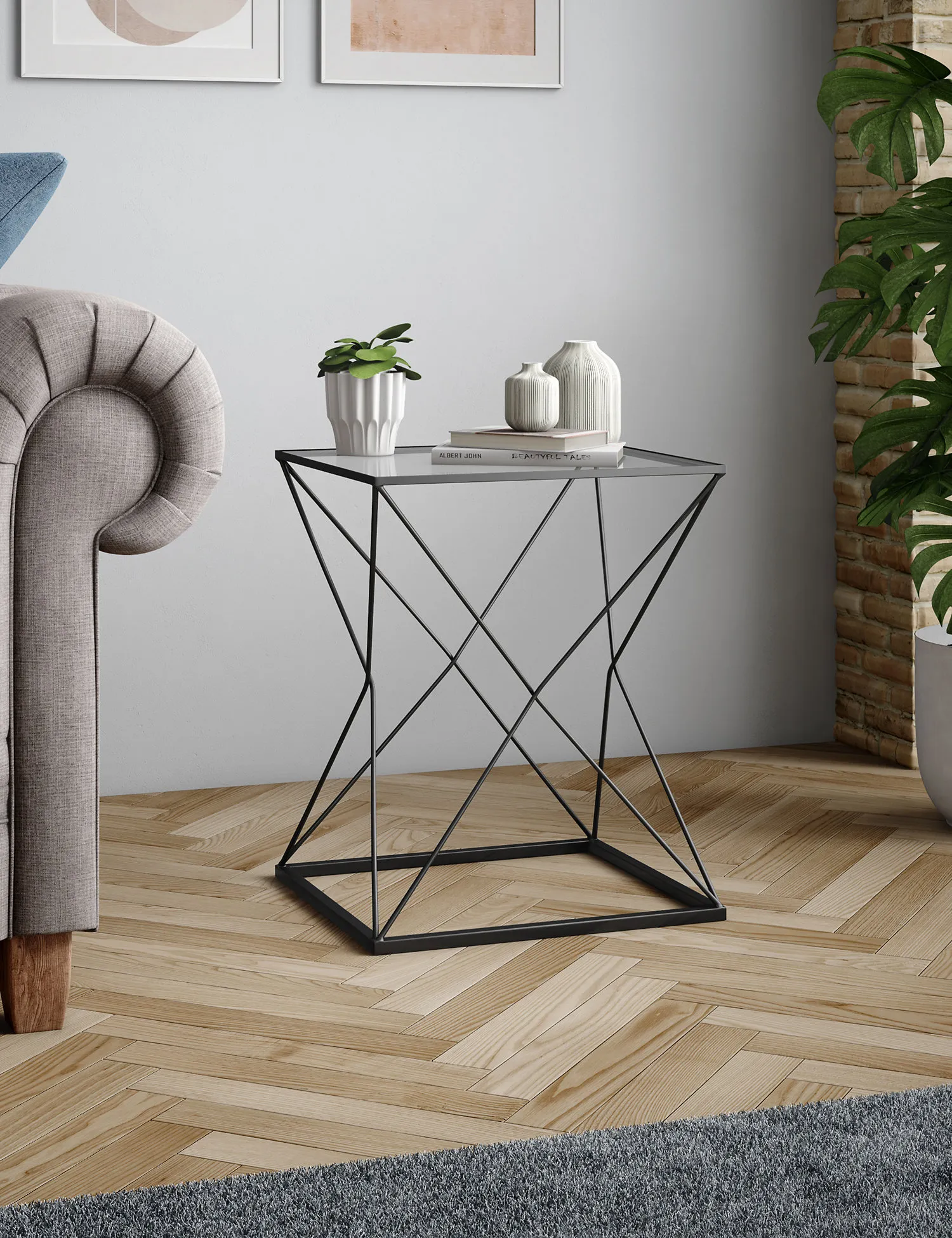 M&S Star Geometric Side Table