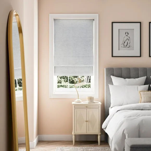 Genoa Chenille Easy Chain Blackout Roman Blind 1