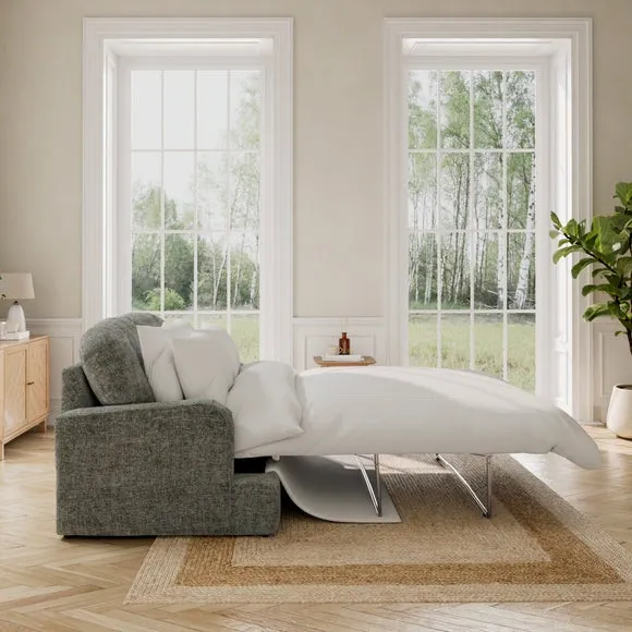 Martha Chunky Chenille 2 Seater Double Sofa Bed 3