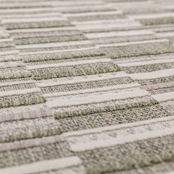 Patchwork Striped Washable Rug 2