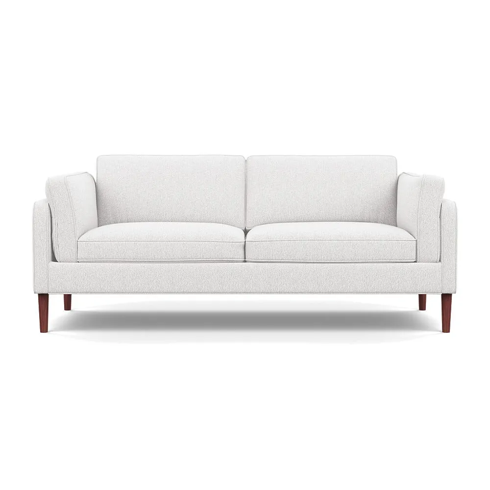 Heal's Sonno 3 Seater Loop Boucle Polar Walnut Feet 1