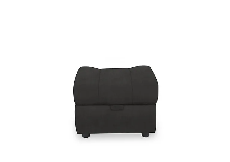 Aero Fabric Storage Footstool - Manhattan Indigo - Living Room Furniture - In Time for Christmas